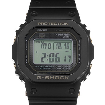 カシオ G-SHOCK フルメタル GMW-B5000TB-1JR ブラック メンズ 時計 【中古】【wristwatch】