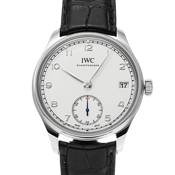 IWC ポルトギーゼ ハンドワインド 8デイズ IW510203 シルバー メンズ 時計 【中古】【wristwatch】