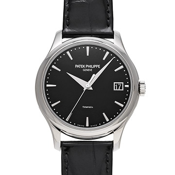 パテック フィリップ ティファニー ダブルネーム カラトラバ 5227G-010 ラック・ブラック メンズ 時計 【中古】【wristwatch】