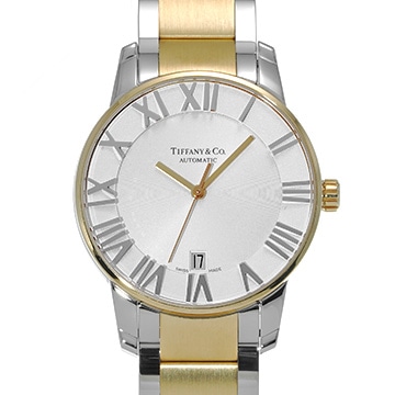 ティファニー アトラス ドーム Z1800.68.15A21A00A シルバー メンズ 時計 【中古】【wristwatch】