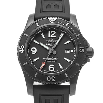 ブライトリング スーパーオーシャン オートマチック 46 ブラックスチール M17368B71B1S2 ブラック メンズ 時計 【中古】【wristwatch】