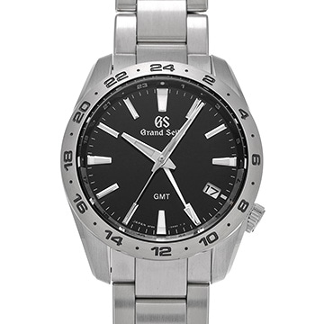 グランドセイコー スポーツコレクション クォーツ GMT SBGN027 ブラック メンズ 時計 【中古】【wristwatch】