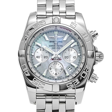 ブライトリング クロノマット 44 A011G85PA ホワイトシェル メンズ 時計 【中古】【wristwatch】