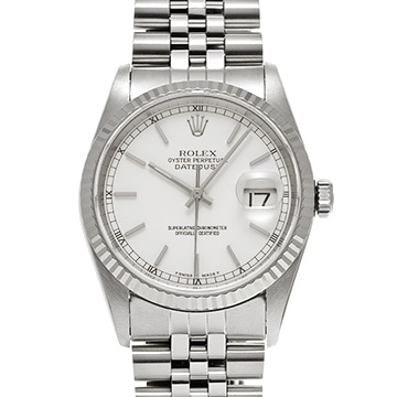 ロレックス デイトジャスト 16234 ホワイト メンズ 時計 【中古】【wristwatch】