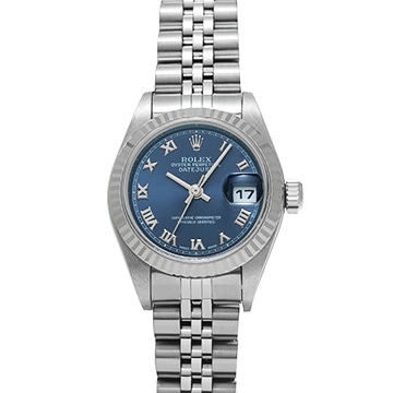 ロレックス デイトジャスト 79174 ブルー レディース 時計 【中古】【wristwatch】