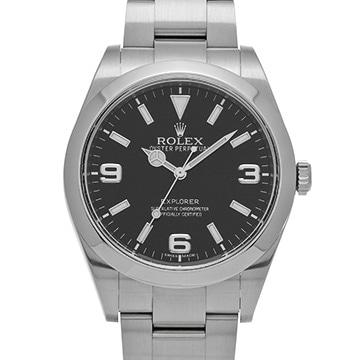 ロレックス エクスプローラー 214270 ブラック メンズ 時計 【中古】【wristwatch】