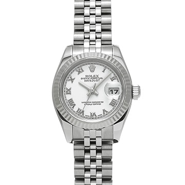 ロレックス デイトジャスト 179174 ホワイト レディース 時計 【中古】【wristwatch】