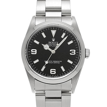 ロレックス エクスプローラー 14270 ブラック メンズ 時計 【中古】【wristwatch】