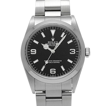 ロレックス エクスプローラー 14270 ブラック メンズ 時計 【中古】【wristwatch】