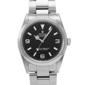ロレックス エクスプローラー 14270 ブラック メンズ 時計 【中古】【wristwatch】