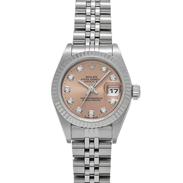ロレックス デイトジャスト 79174G ピンク/ダイヤモンド レディース 時計 【中古】【wristwatch】