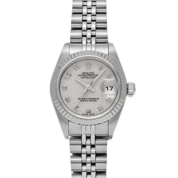 ロレックス デイトジャスト 69174 アイボリーコンピュータ レディース 時計 【中古】【wristwatch】