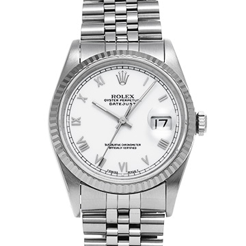 ロレックス デイトジャスト 16234 ホワイト メンズ 時計 【中古】【wristwatch】