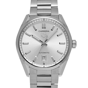 タグ ホイヤー カレラ キャリバー5 WBN2111.BA0639 シルバー メンズ 時計 【中古】【wristwatch】