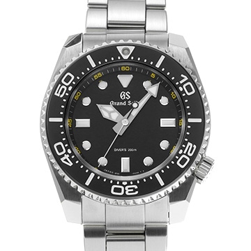 グランドセイコー スポーツコレクション クォーツ タフGS SBGX335 ブラック メンズ 時計 【中古】【wristwatch】
