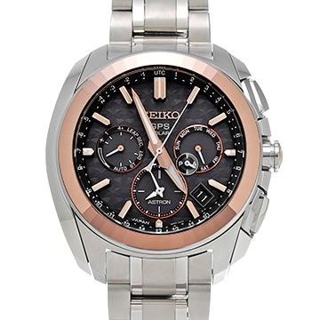 セイコー アストロン SBXC035 ブラック メンズ 時計 【中古】【wristwatch】