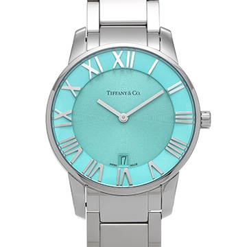 ティファニー アトラス 2ハンド 63452769 ティファニーブルー メンズ 時計 【中古】【wristwatch】