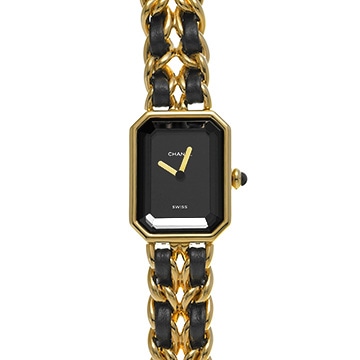 シャネル プルミエール S H0001 ブラック レディース 時計 【中古】【wristwatch】