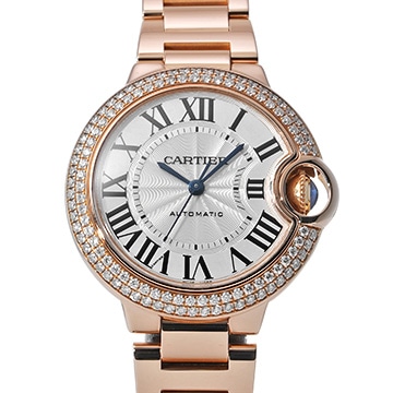 カルティエ バロンブルー 33mm WE902064 シルバー ユニセックス 時計 【中古】【wristwatch】