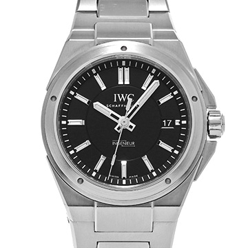 IWC インヂュニア オートマティック IW323902 ブラック メンズ 時計 【中古】【wristwatch】