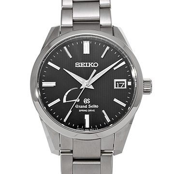 グランドセイコー パワーリザーブ スプリングドライブ SBGA149 ブラック メンズ 時計 【中古】【wristwatch】