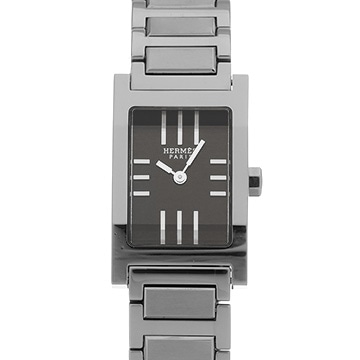 エルメス タンデム TA1.210 グレー メンズ 時計 【中古】【wristwatch】