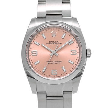 ロレックス オイスターパーペチュアル 34 114200 ピンク メンズ 時計 【中古】【wristwatch】