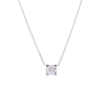 カルティエ Cドゥカルティエ ネックレス シルバー K18ホワイトゴールド WG レディース ジュエリー 【中古】【jewelry】