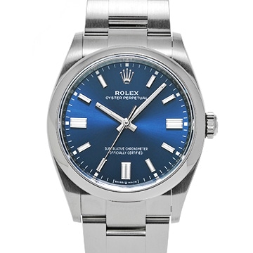 ロレックス オイスターパーペチュアル 36 126000 ブライトブルー メンズ 時計 【中古】【wristwatch】