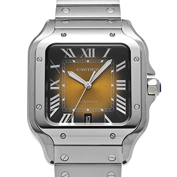 カルティエ サントス ドゥ カルティエ WSSA0064 ブラウン メンズ 時計 【中古】【wristwatch】