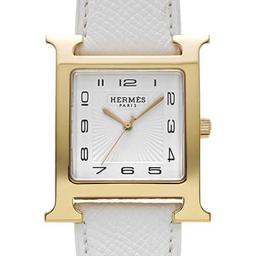 エルメス Hウォッチ HH1.801 ホワイト レディース 時計 【中古】【wristwatch】