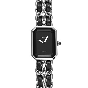 シャネル プルミエール M H0451 ブラック レディース 時計 【中古】【wristwatch】