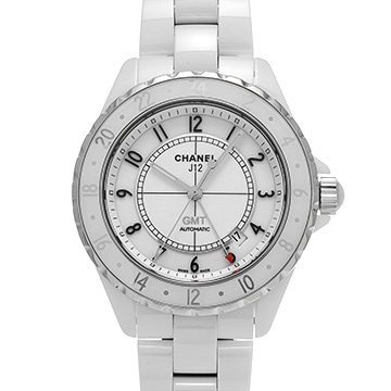 シャネル J12 GMT 42MM H2126 ホワイト メンズ 時計 【中古】【wristwatch】
