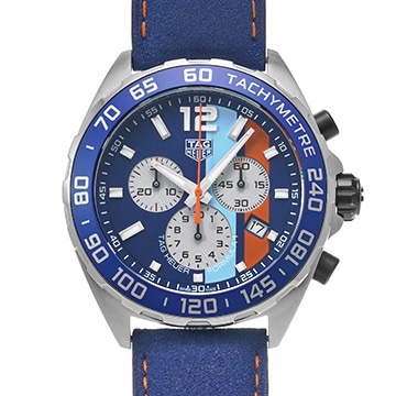 タグ ホイヤー フォーミュラ1 クォーツ クロノグラフ ガルフ CAZ101N.FC8243 ブルー メンズ 時計 【中古】【wristwatch】