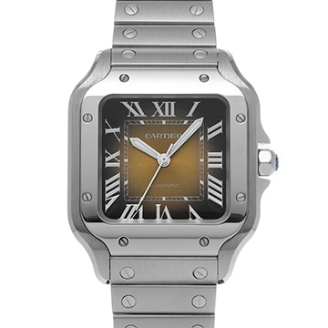カルティエ サントス ドゥ カルティエ MM WSSA0065 ブラウン・グラデーション メンズ 時計 【中古】【wristwatch】