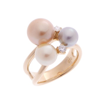 タサキ 淡水パールリング ゴールド K18イエローゴールド YG/パール レディース ジュエリー 【中古】【jewelry】
