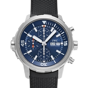 IWC アクアタイマー クロノグラフ エクスペディション ジャック=イヴ・クストー IW376805 ブルー メンズ 時計 【中古】【wristwatch】