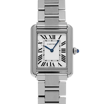 カルティエ タンク ソロ SM W5200013 シルバー レディース 時計 【中古】【wristwatch】