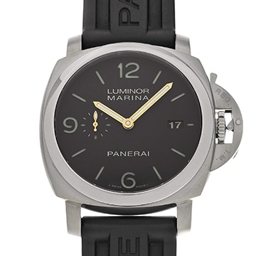 パネライ ルミノールマリーナ 1950 3デイズ チタニオ PAM00351 ブラウン メンズ 時計 【中古】【wristwatch】