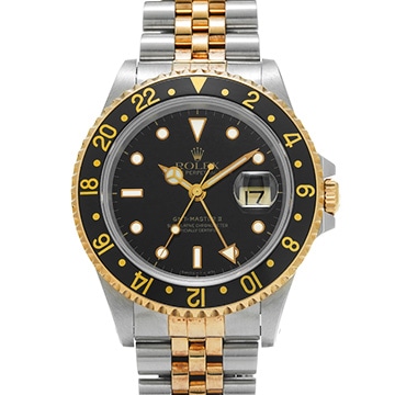 ロレックス GMTマスターII 16713 ブラック メンズ 時計 【中古】【wristwatch】