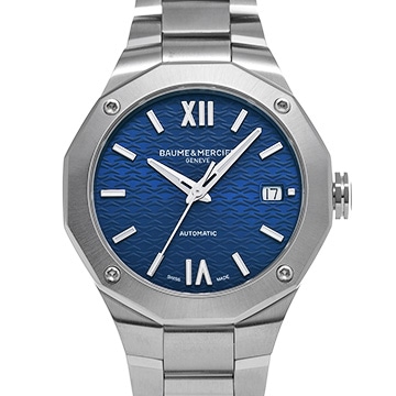 ボーム&メルシェ リビエラ オートマティック M0A10679 ブルー メンズ 時計 【中古】【wristwatch】