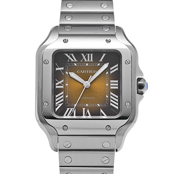 カルティエ サントス ドゥ カルティエ MM WSSA0065 ブラウン・グラデーション メンズ 時計 【中古】【wristwatch】