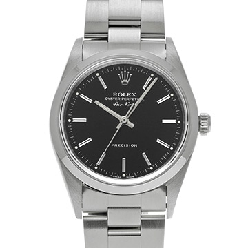 ロレックス エアキング 14000 ブラック メンズ 時計 【中古】【wristwatch】