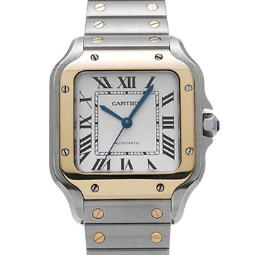 カルティエ サントス ドゥ カルティエ MM W2SA0007 シルバー メンズ 時計 【中古】【wristwatch】