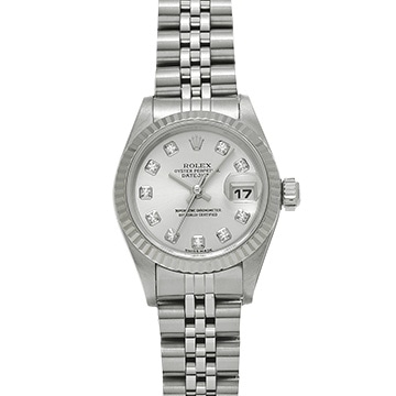 ロレックス デイトジャスト 79174G シルバー/ダイヤモンド レディース 時計 【中古】【wristwatch】