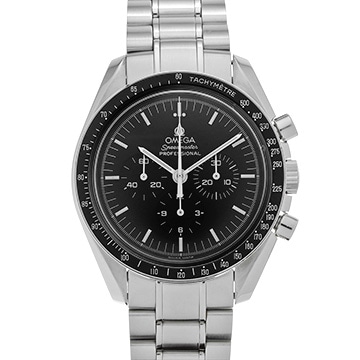 オメガ スピードマスター ムーンウォッチ プロフェッショナル アポロ17号 30th 3574.51 ブラック メンズ 時計 【中古】【wristwatch】