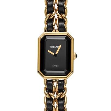 シャネル プルミエール オリジナル エディション H6951 ブラック レディース 時計 【中古】【wristwatch】