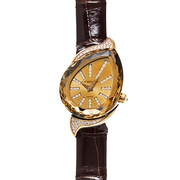センチュリー バレリーナ 718.2.F.P30.76.CJK シャンパン/ダイヤモンド レディース 時計 【中古】【wristwatch】