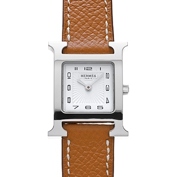 エルメス Hウォッチ HH1.210.131/UGO ホワイト レディース 時計 【中古】【wristwatch】