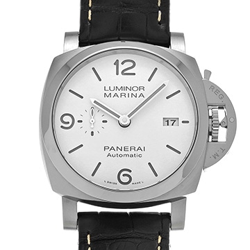 パネライ ルミノールマリーナ 44mm PAM01314 ホワイト メンズ 時計 【中古】【wristwatch】